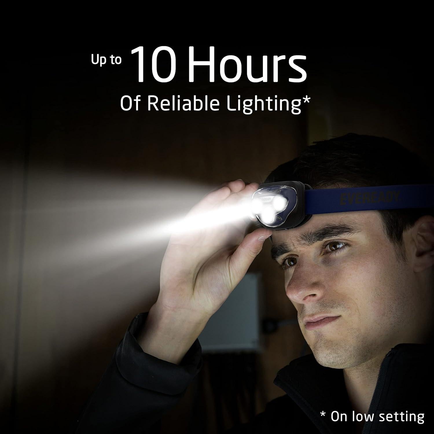 Linterna Frontal LED Eveready 5 Pack Resistente al Agua