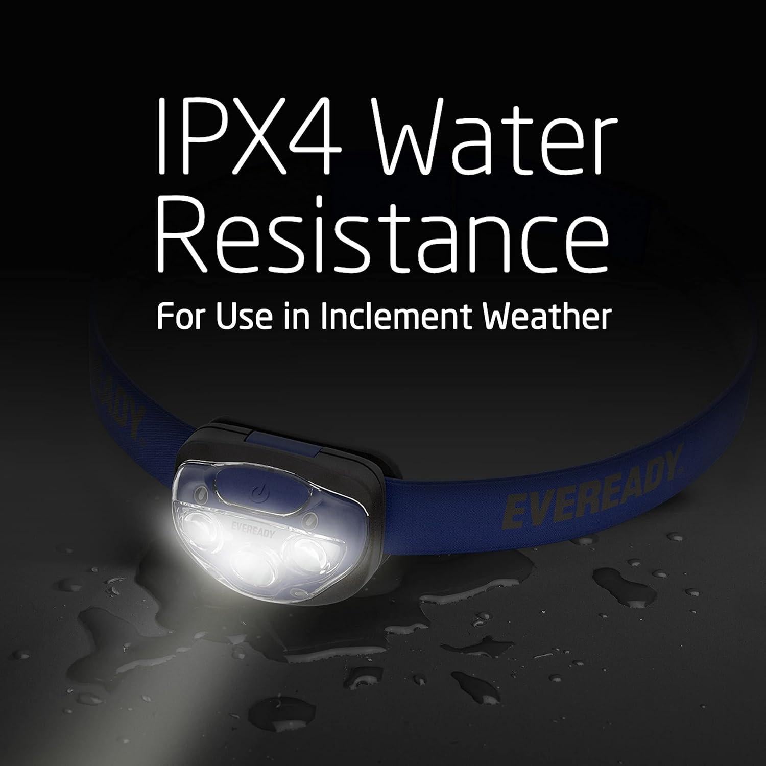 Linterna Frontal LED Eveready 5 Pack Resistente al Agua