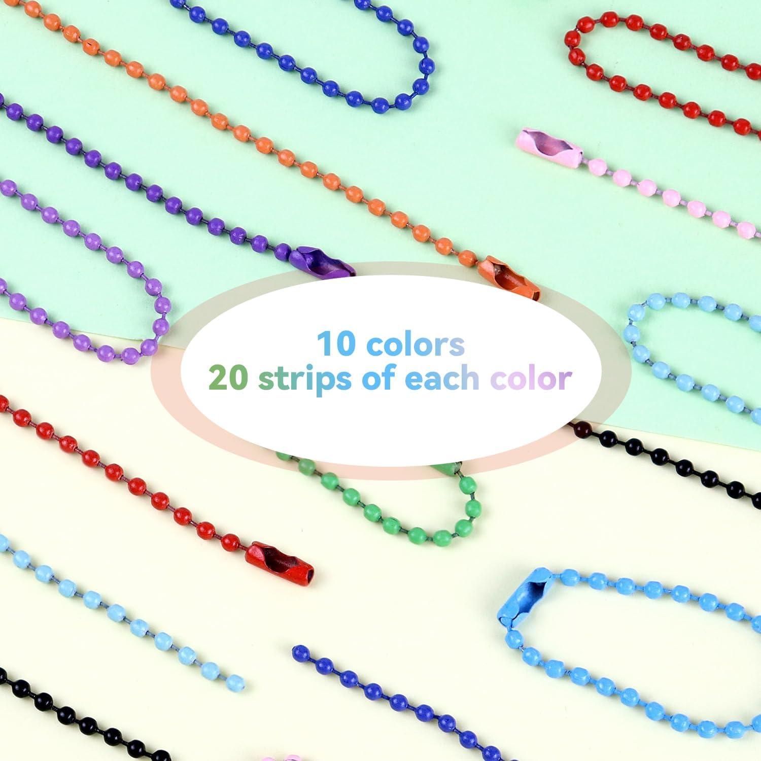 Cadena de Bolas de Acero Inoxidable Yuntop 200 Pcs 10 cm