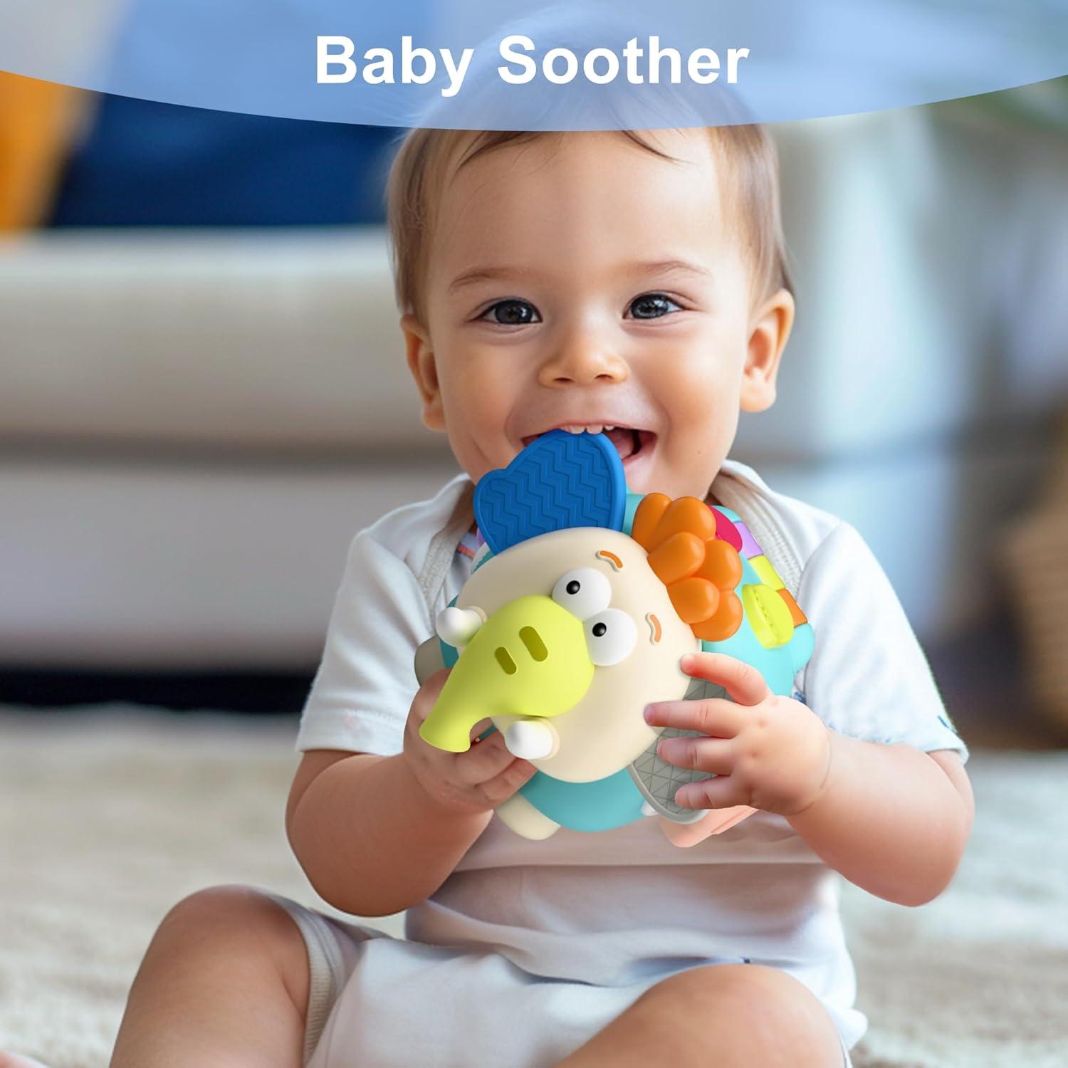 Cubo de Actividades Elefante iPlay, Juguete Montessori para Bebés