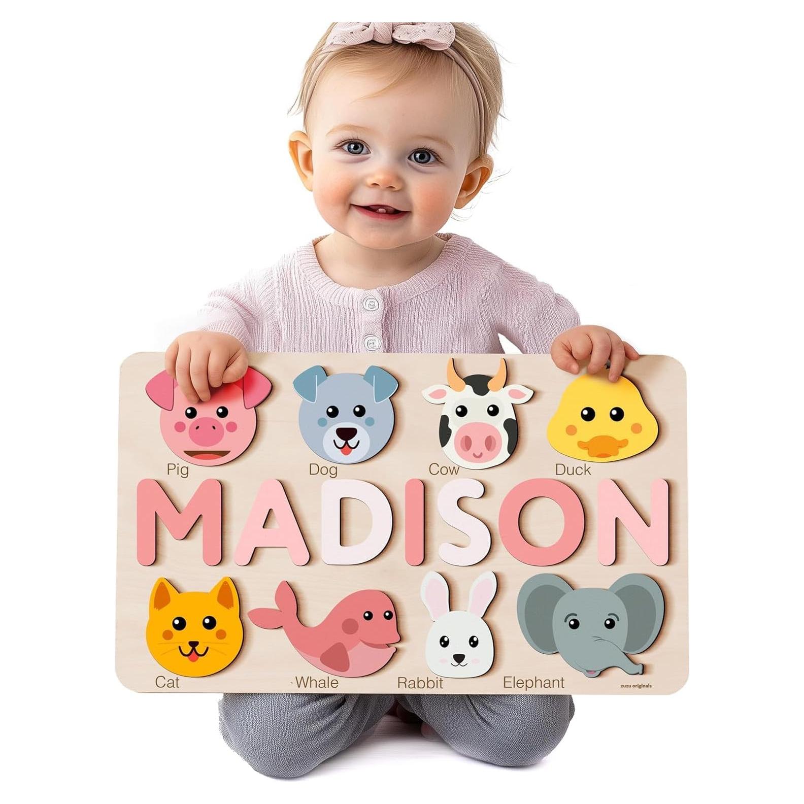 Rompecabezas Personalizado Zuzu Puzzle con Animales 37x23cm