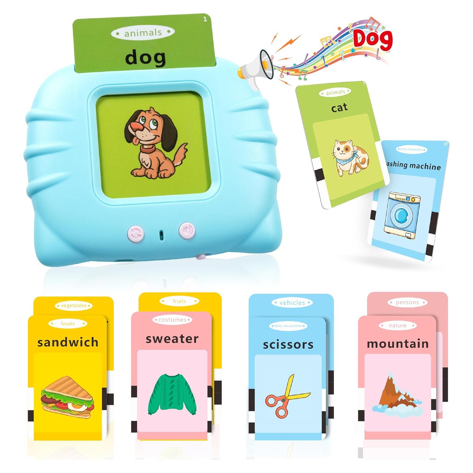 Tarjetas de Flash QuTZ 224 Palabras para Niños 2-6 Años