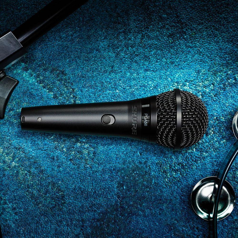 Micrófono Dinámico Shure PGA58 - Mano Cardioide con Interruptor