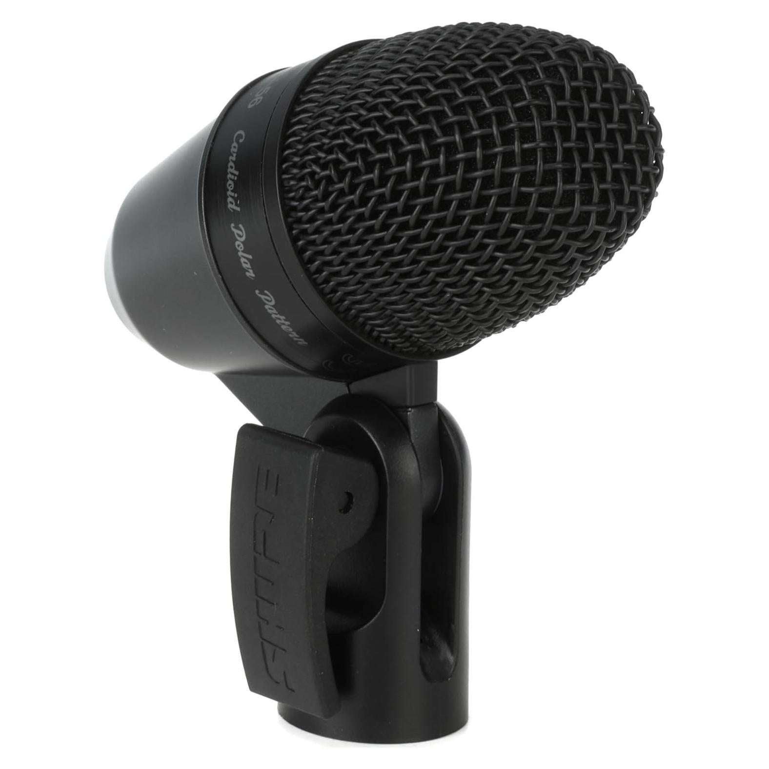 Micrófono Dinámico Shure PGA56 Cardioide para Batería 0.45kg