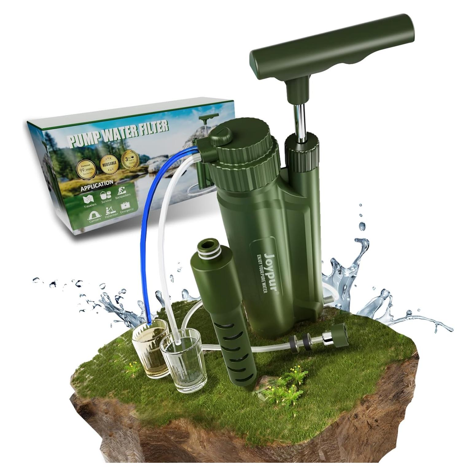 Bomba de Filtro de Agua Joypur K8189 0.01 Micrones Camping