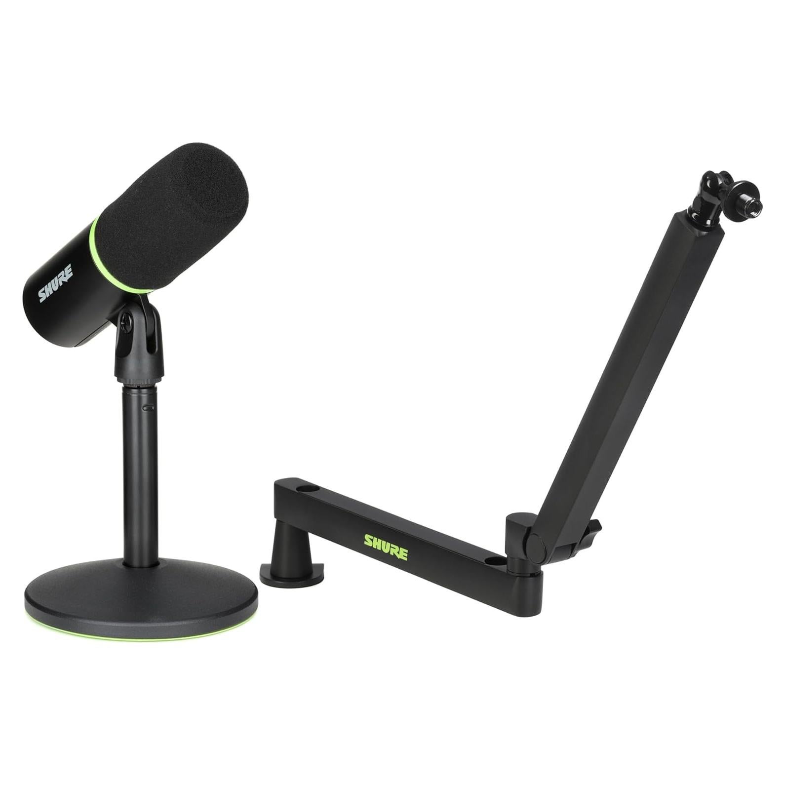 Micrófono USB Shure MV6 para Juegos y Streaming con Soporte