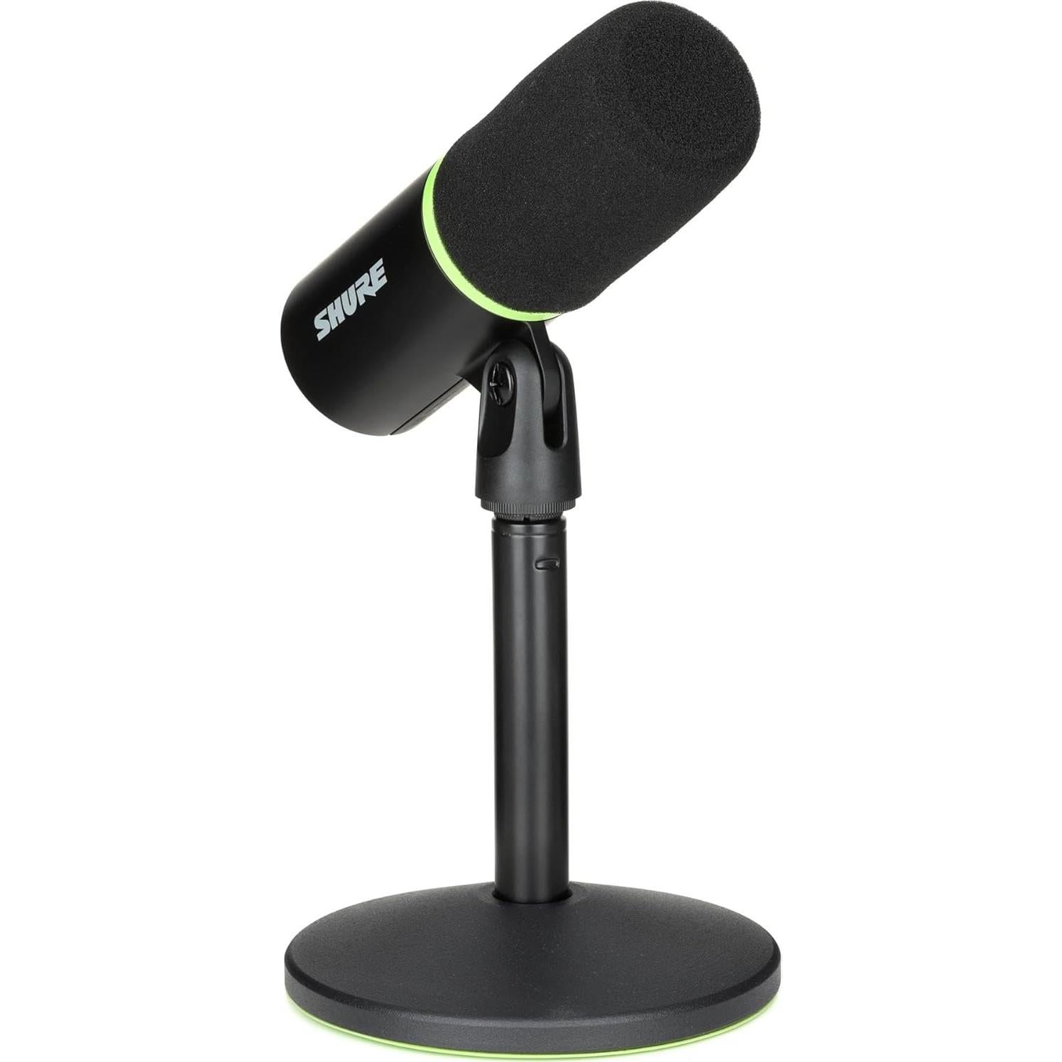 Micrófono USB Shure MV6 para Juegos y Streaming con Soporte