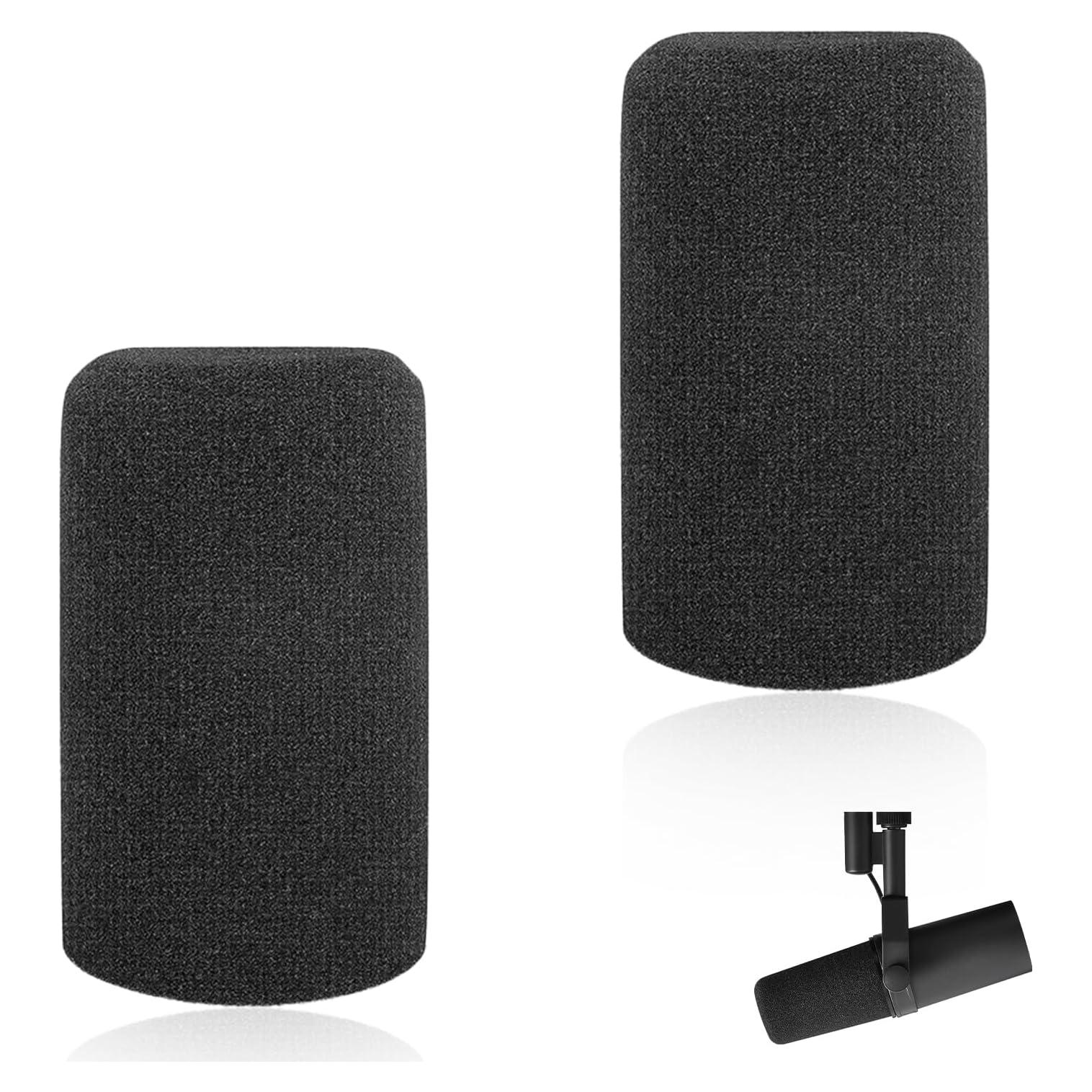 Filtro Pop de Espuma para Micrófono Shure SM7B - 2 Piezas