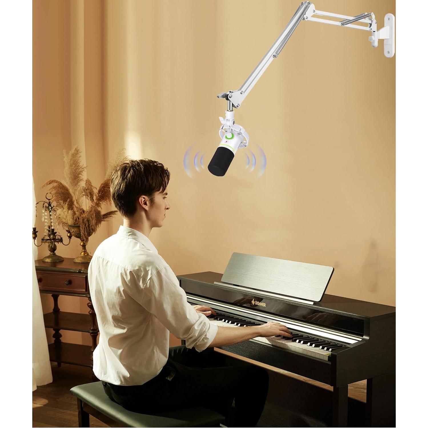 Soporte de Pared para Micrófono Blanco WMW81-ACT-001 Ajustable