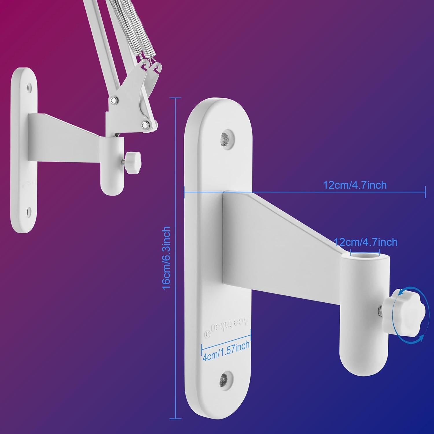 Soporte de Pared para Micrófono Blanco WMW81-ACT-001 Ajustable