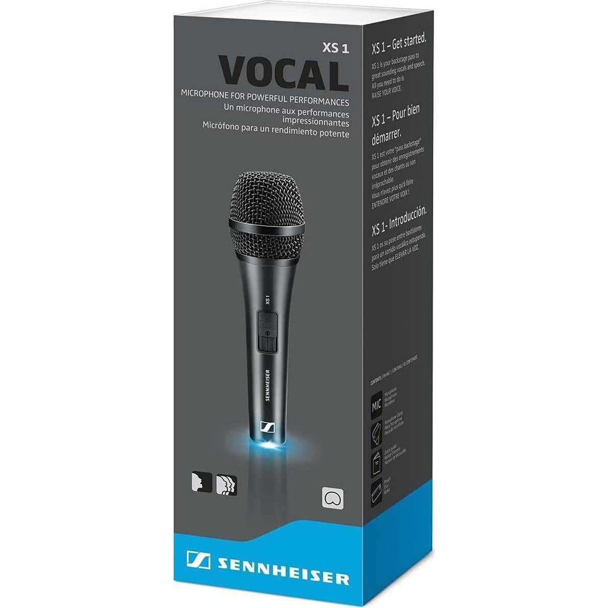 Micrófono Dinámico de Mano Sennheiser XS 1 Cardioide