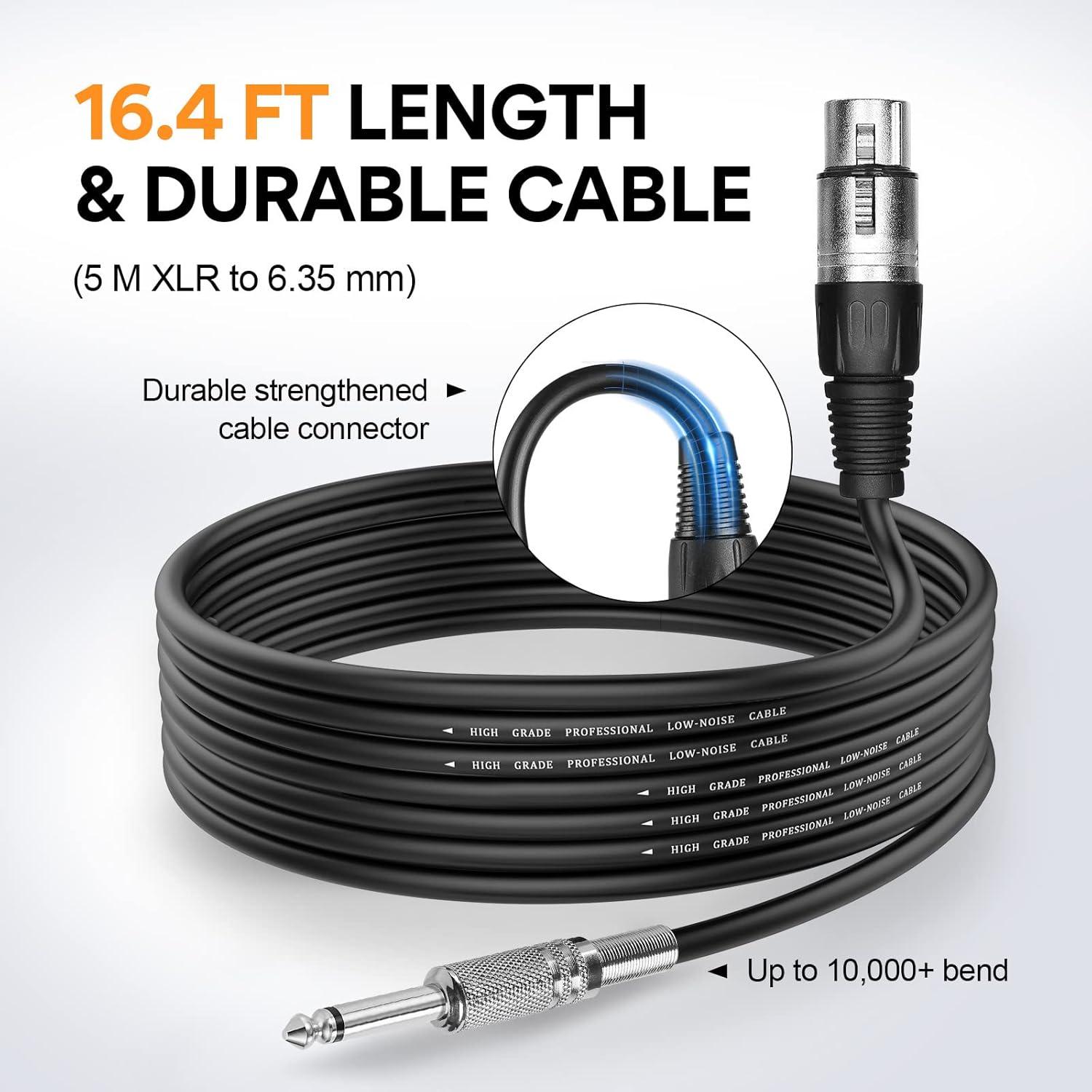 Micrófono Dinámico OneOdio ON55 con Cable XLR de 5m - Karaoke