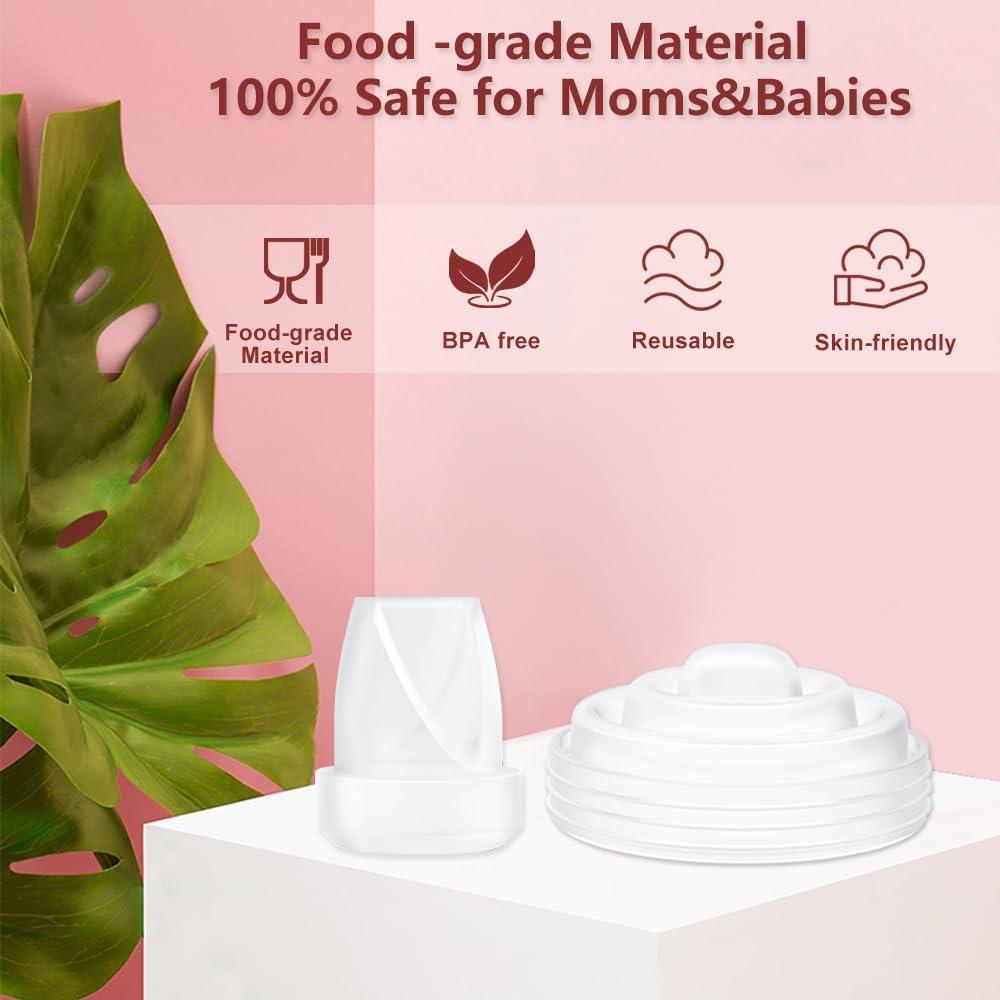 4 Piezas Repuesto Extractor de Leche Momcozy M5 Silicona