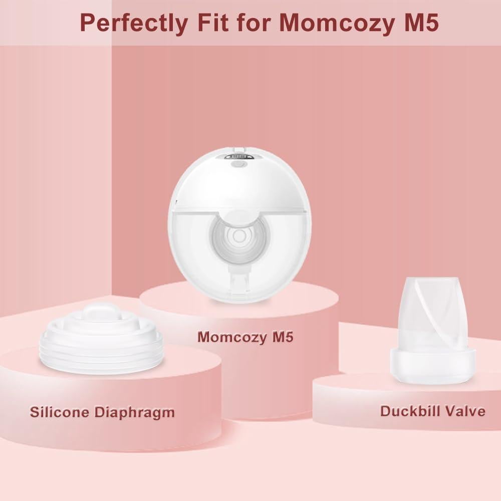 4 Piezas Repuesto Extractor de Leche Momcozy M5 Silicona