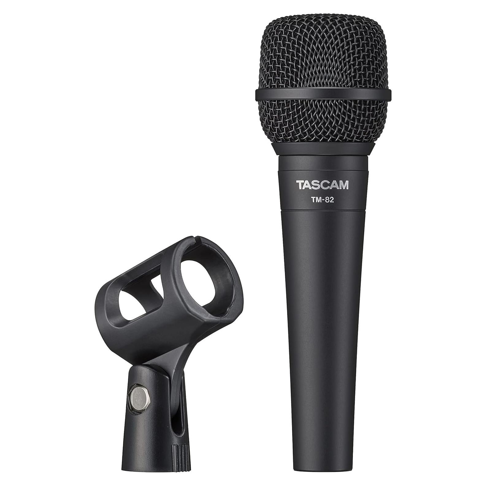 Micrófono Dinámico TASCAM TM-82 Cardioide para Voces