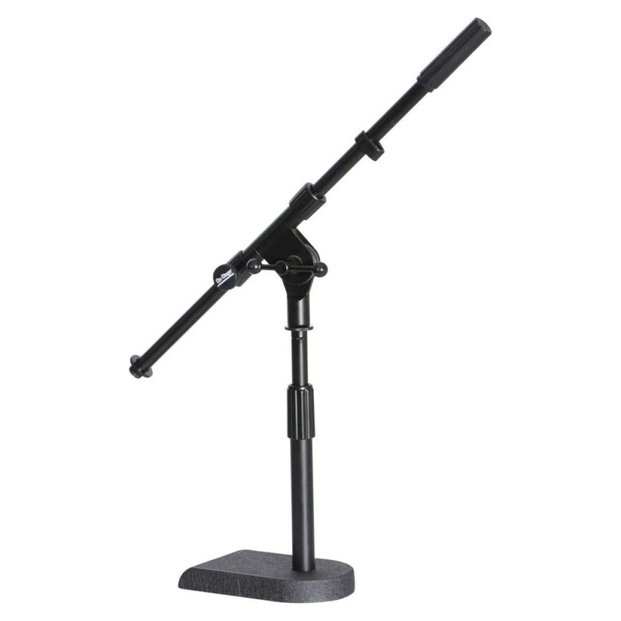 Soporte de Micrófono Corto OnStage MS7920B Ajustable Negro