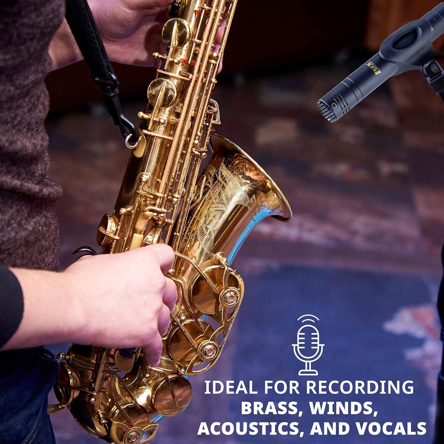 Micrófonos de Condensador de Lápiz LyxPro SDPC-2 Estéreo