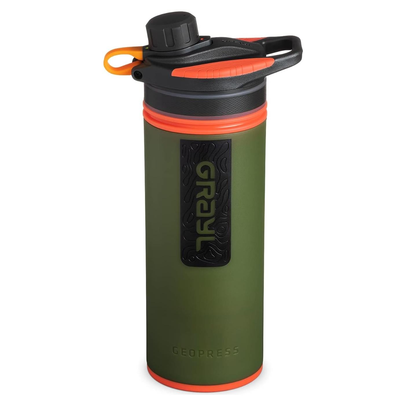 Botella Purificadora GRAYL GeoPress 710 ml Verde Oasis