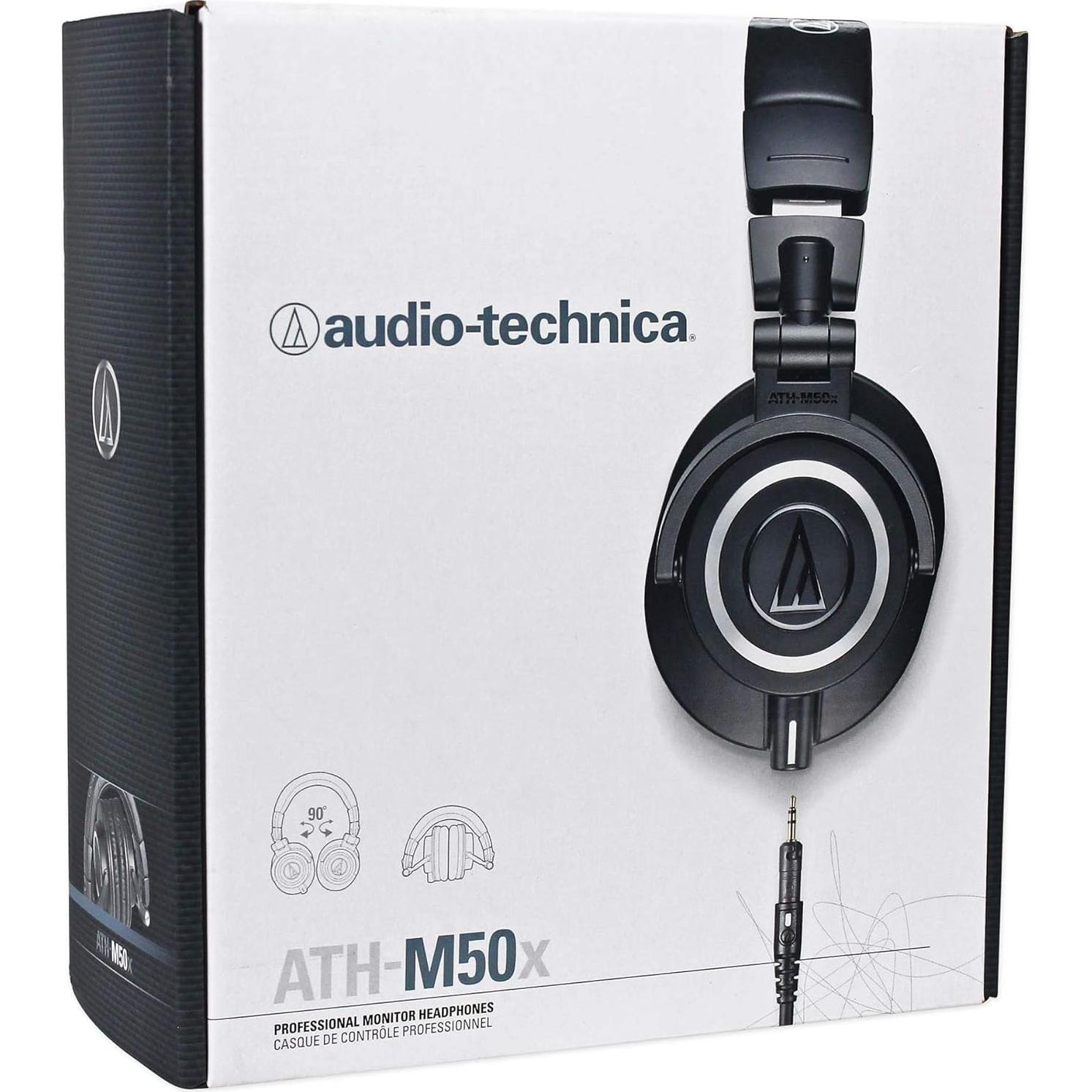 Kit de Streaming Audio Technica ATH-M50X + Micrófono RCM01