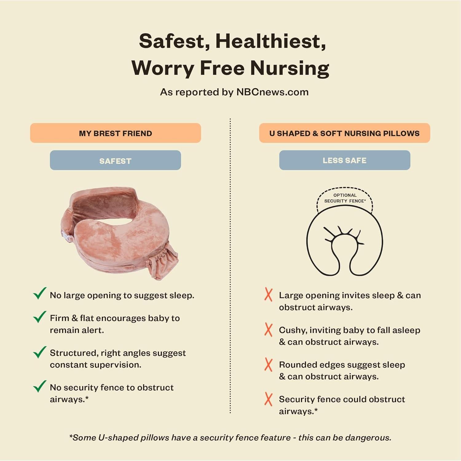 Almohada de Lactancia Super Deluxe Mi Amigo Brest Rosa