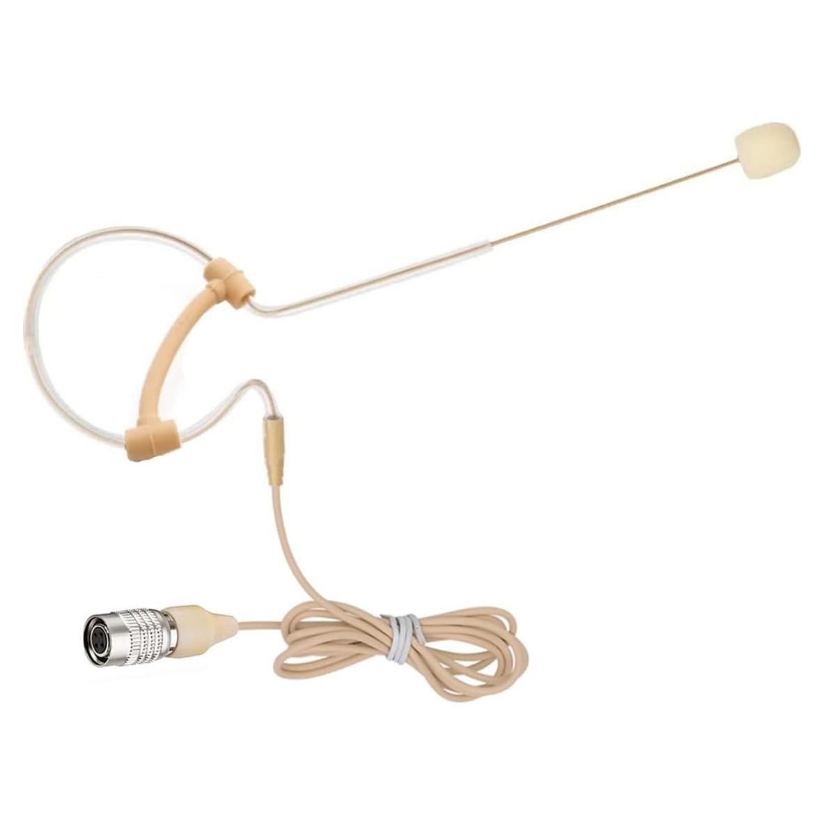 Micrófono de Auricular Omnidireccional Haoin Ha-1720T Beige 1.2m
