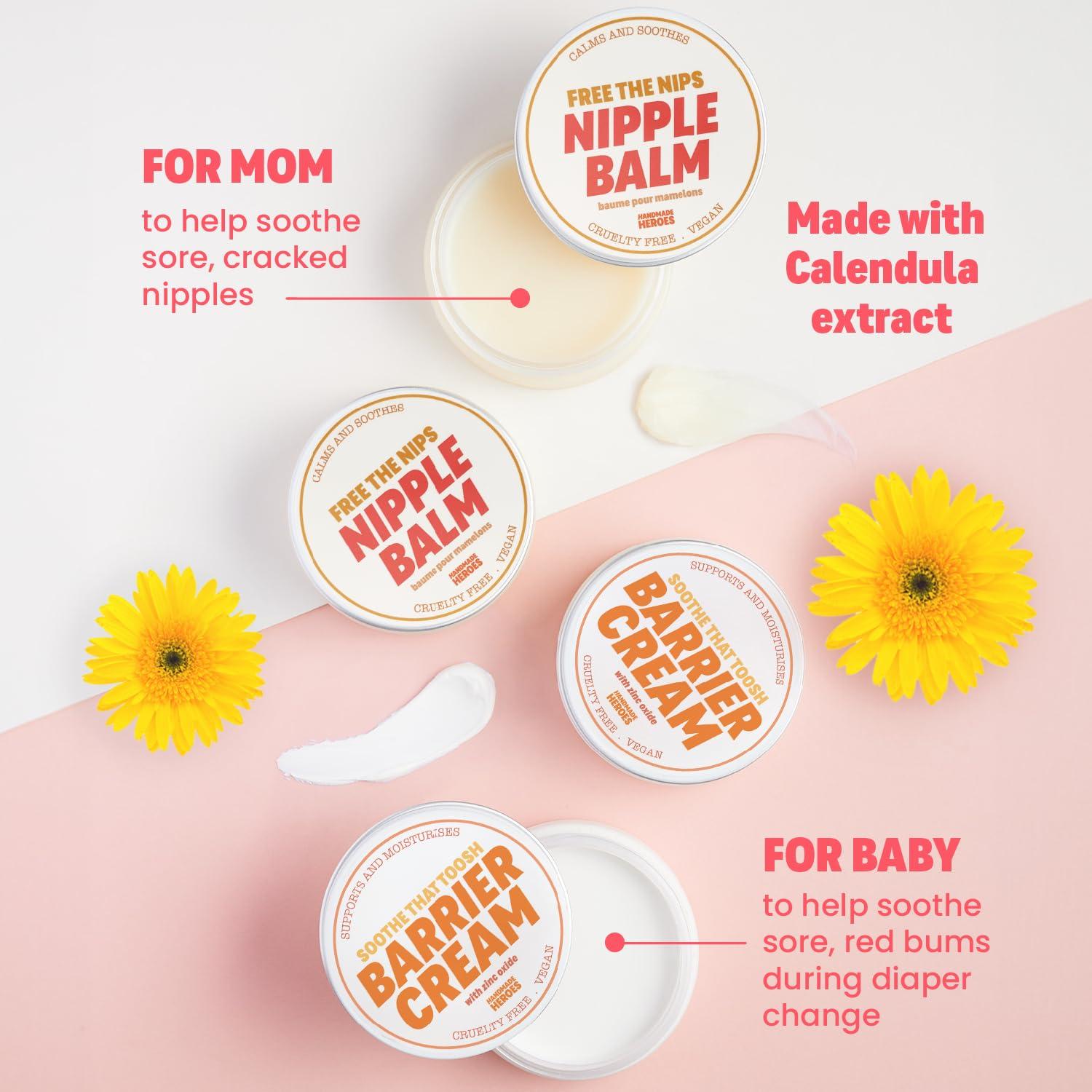 Bálsamo para Pezones 1oz Handmade Heroes - Crema Natural Lactancia