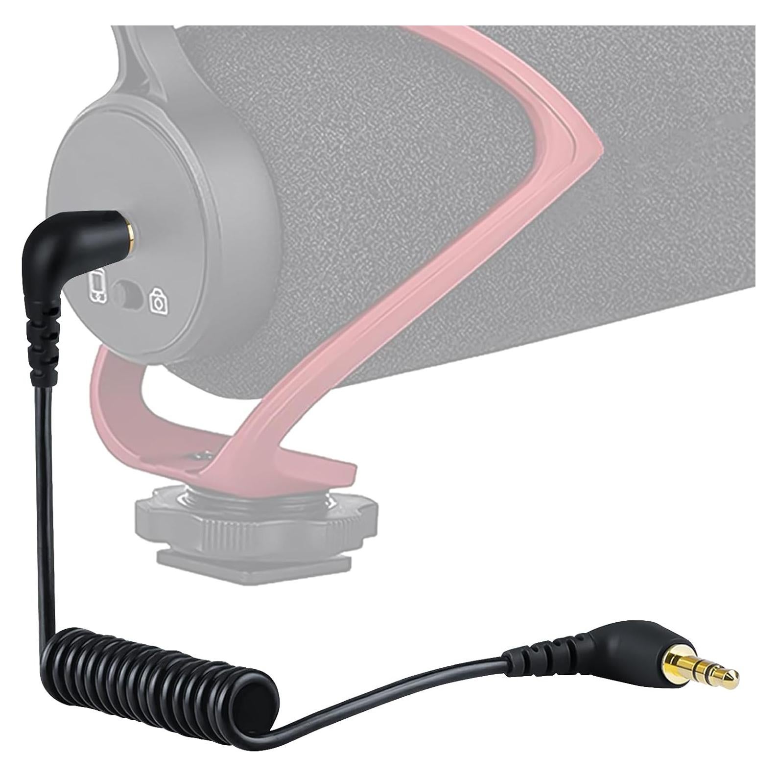 Cable de Micrófono TRS a TRS 3.5mm Geekria 50cm Negro