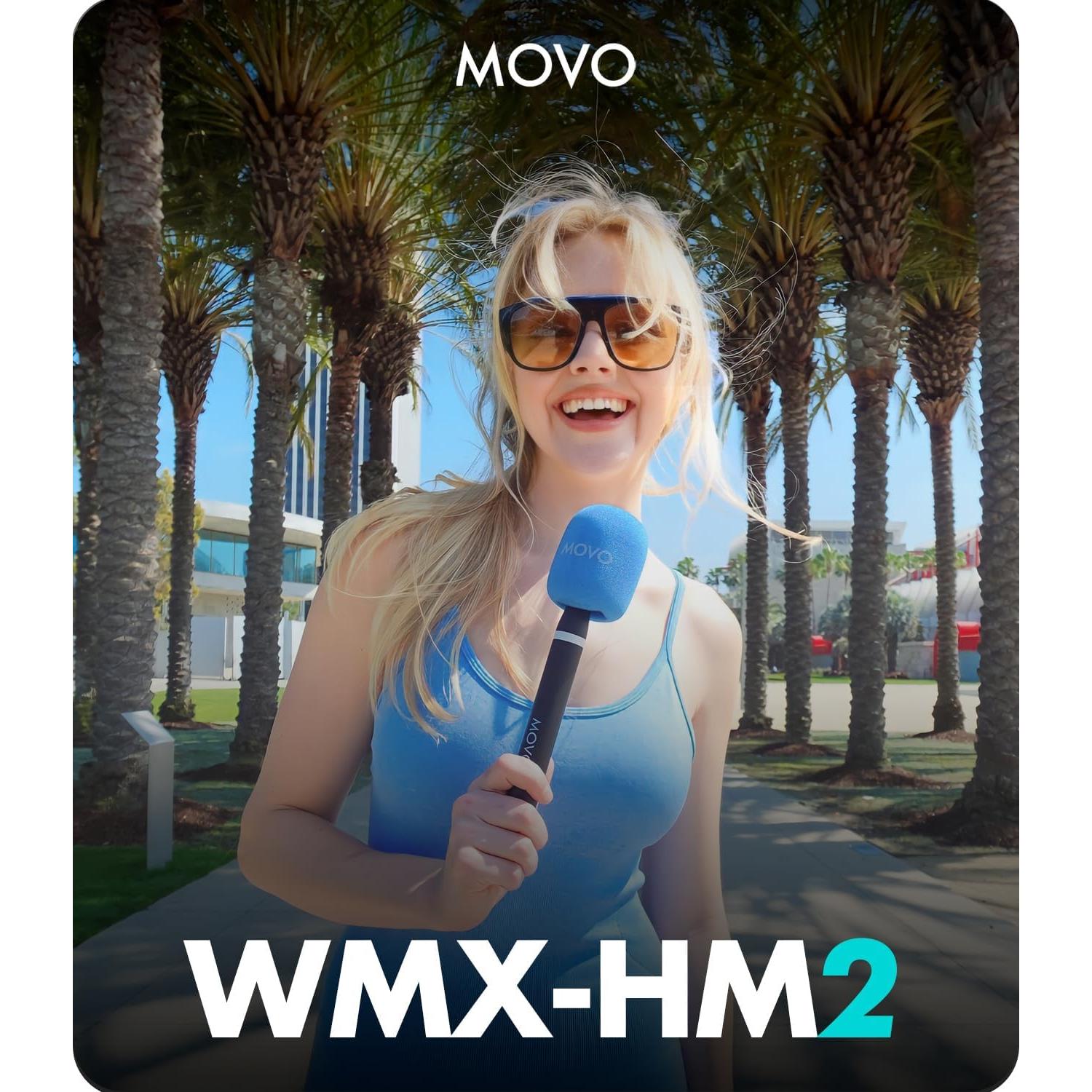 Mango de Micrófono Inalámbrico Movo WMX-HM2 para DJI Mic y Rode GO II