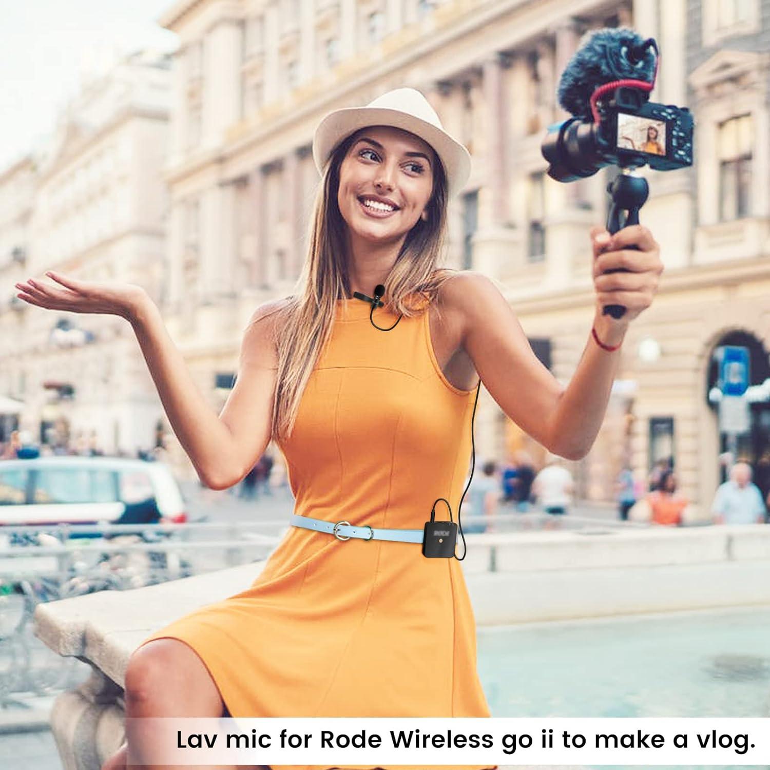 Micrófono Lavalier Omnidireccional Weishan 1.5m para Rode y DJI