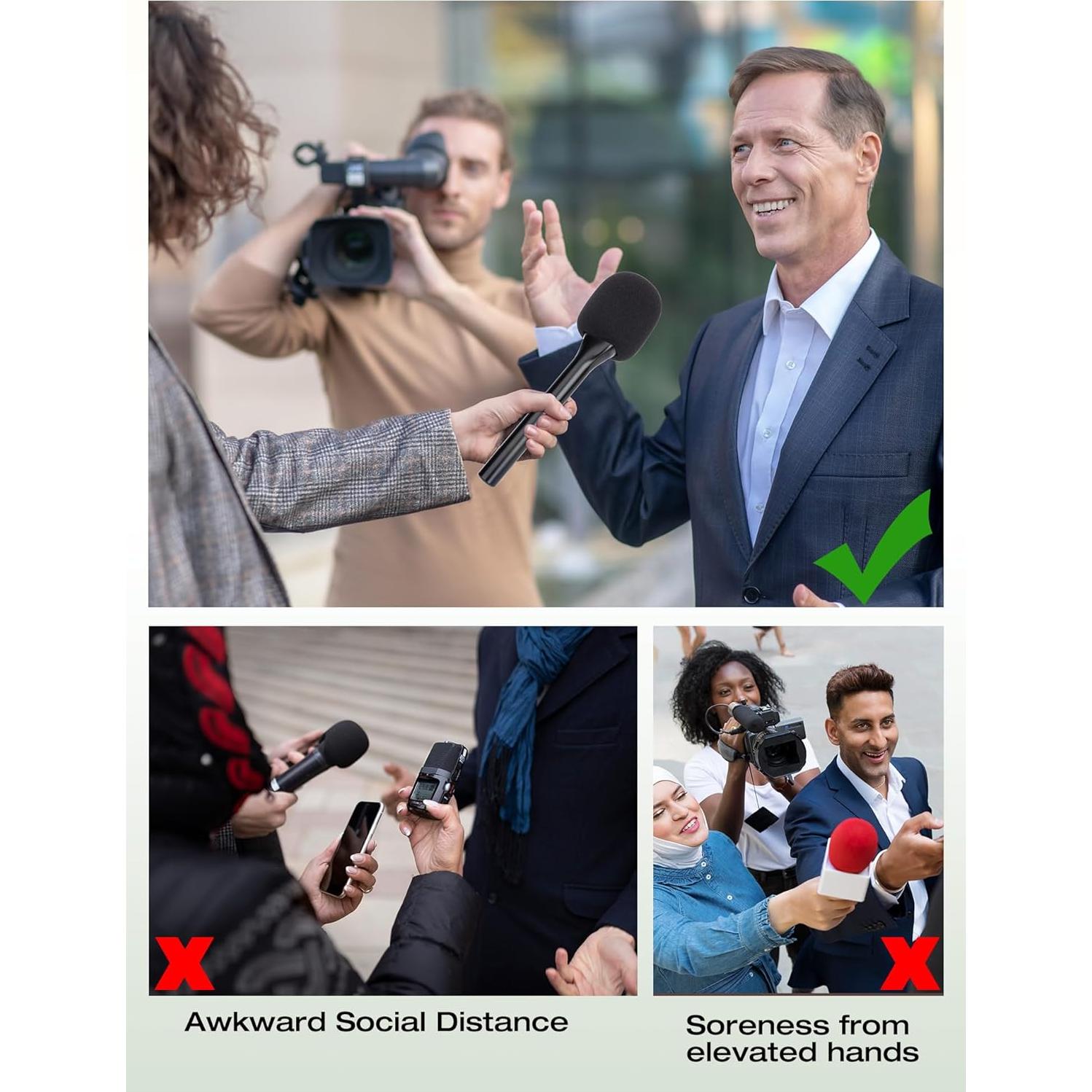 Soporte de Micrófono Inalámbrico SUNMON para DJI Mic y Rode