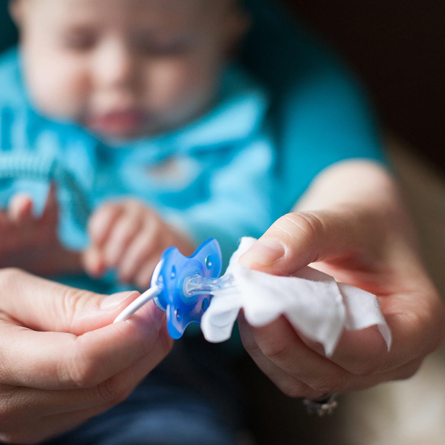 Toallitas Hipoalergénicas Dr. Brown para Biberones y Chupetes - 40 Unidades