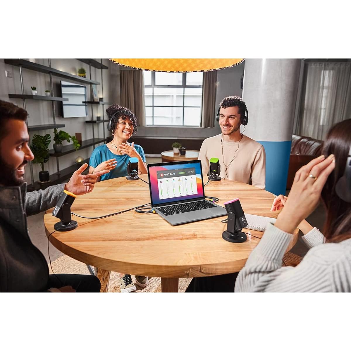 Paquete Podcast y Streaming RØDE NT-USB Mini + Hub USB 4 Puertos