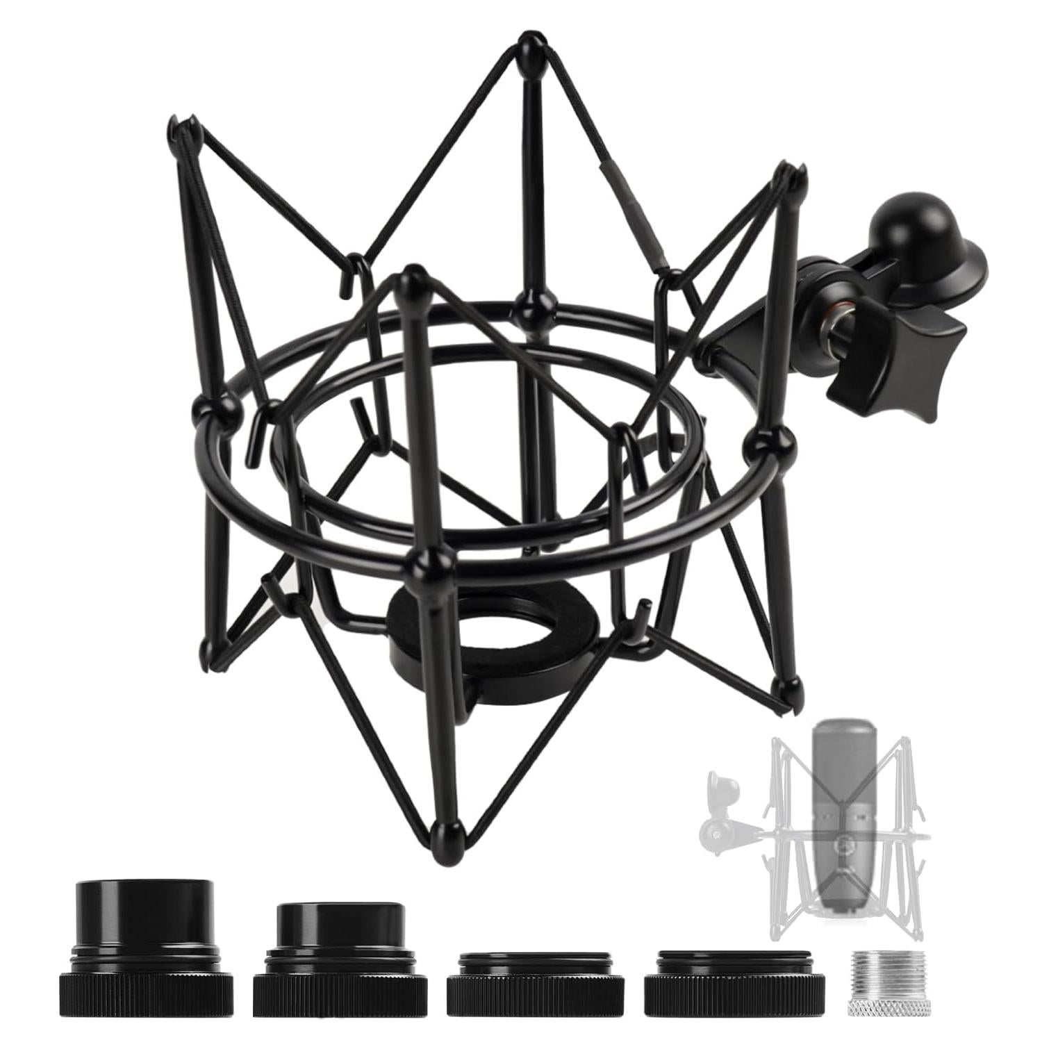 Soporte de micrófono anti-vibración universal MicSMT-002