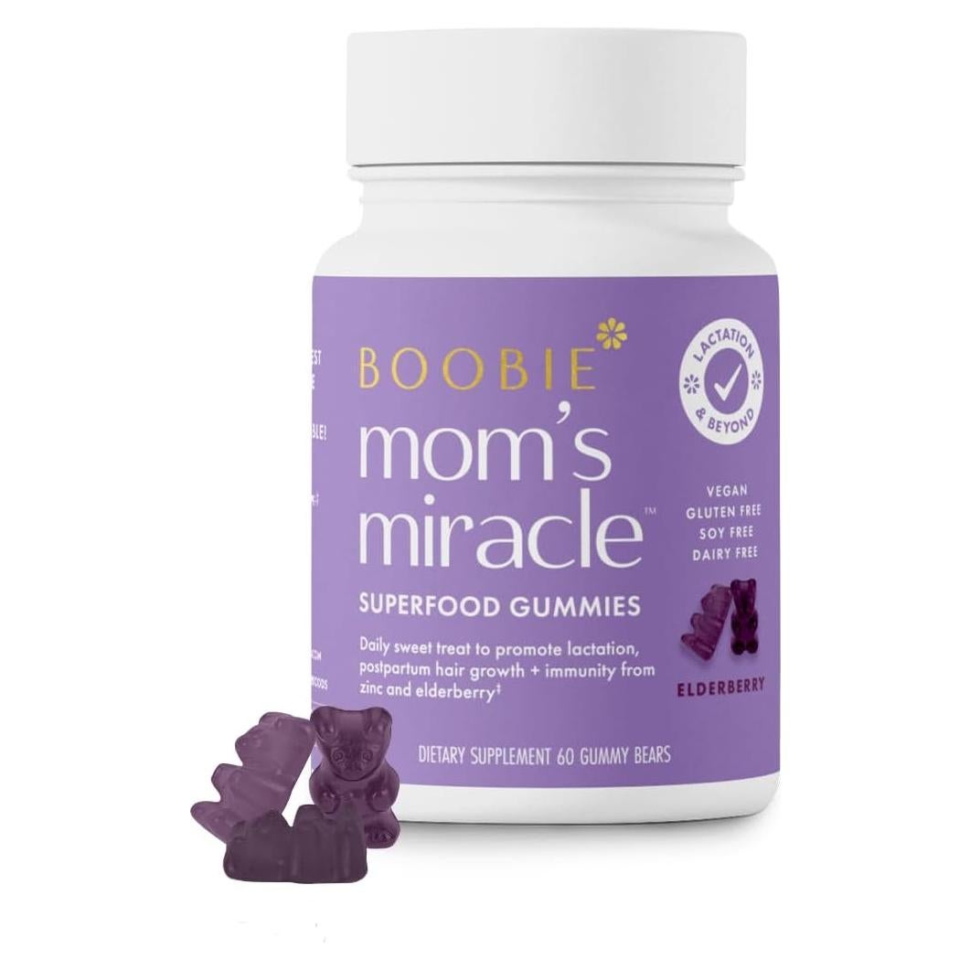 Gomitas de Lactancia Boobie Bears 60 Unidades - Apoyo Inmunidad y Cabello