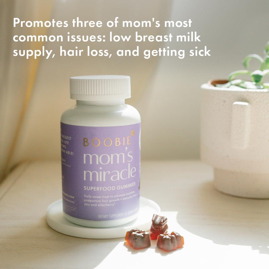 Gomitas de Lactancia Boobie Bears 60 Unidades - Apoyo Inmunidad y Cabello