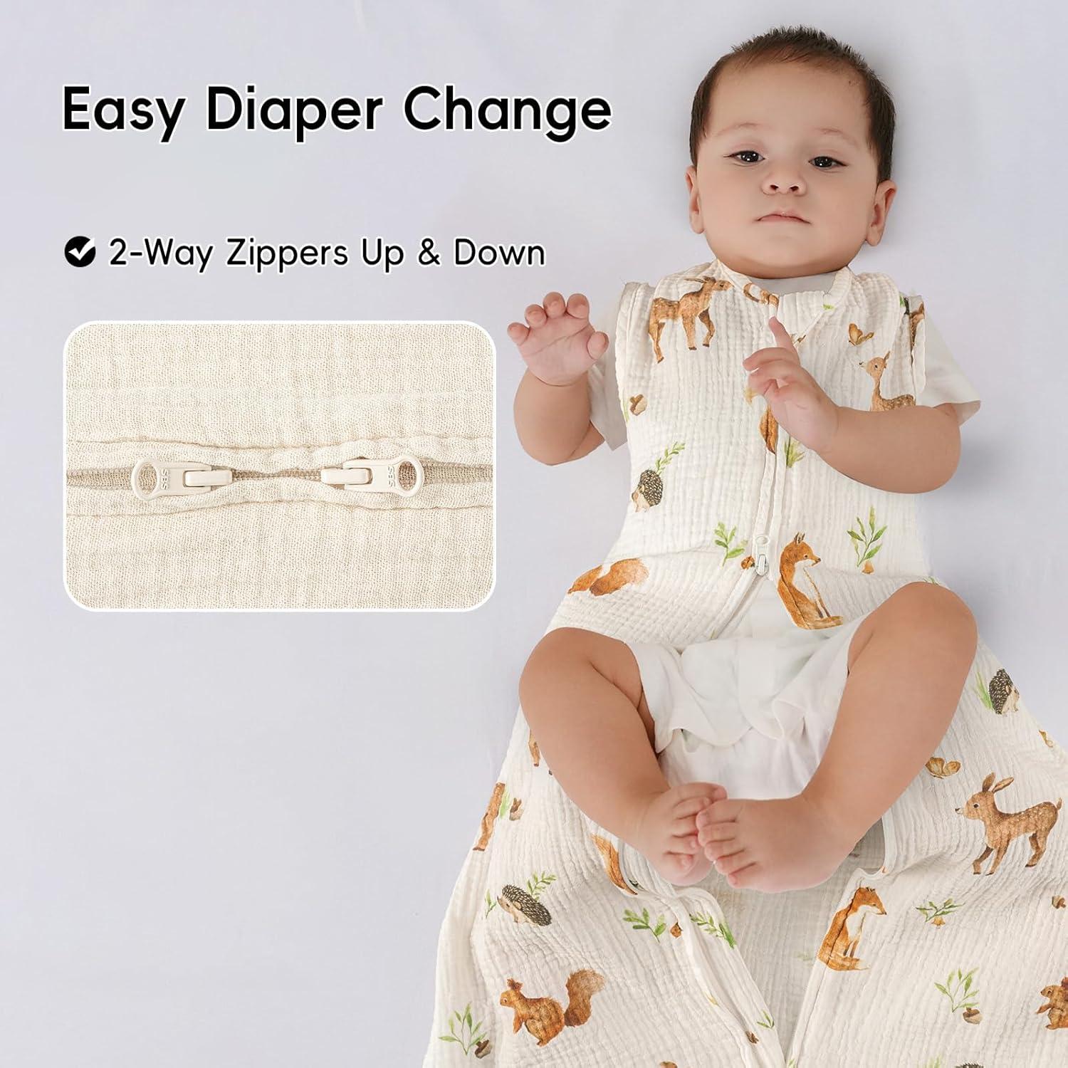 Sacos de Dormir de Algodón Muselina David's Kids 12-18 Meses