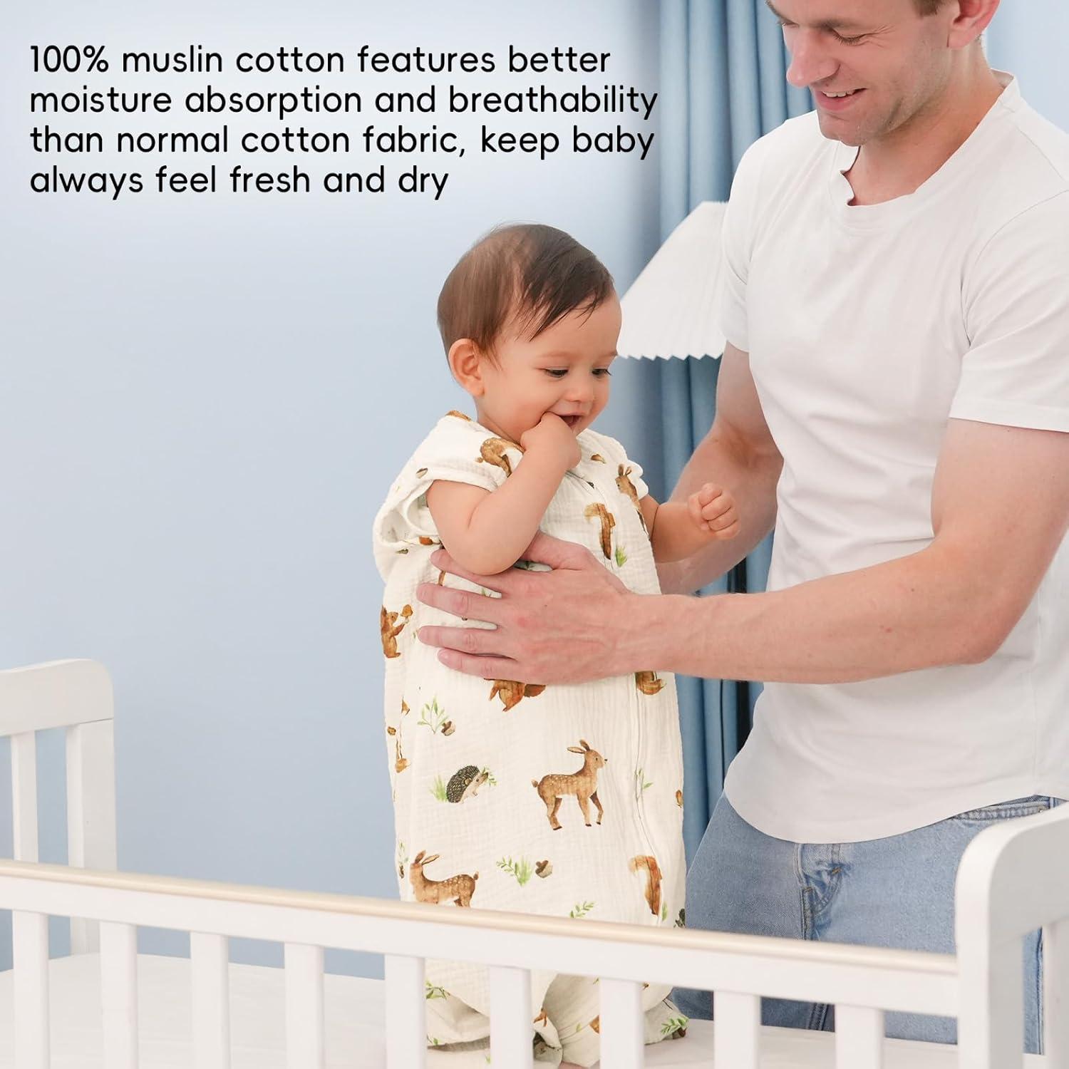 Sacos de Dormir de Algodón Muselina David's Kids 12-18 Meses