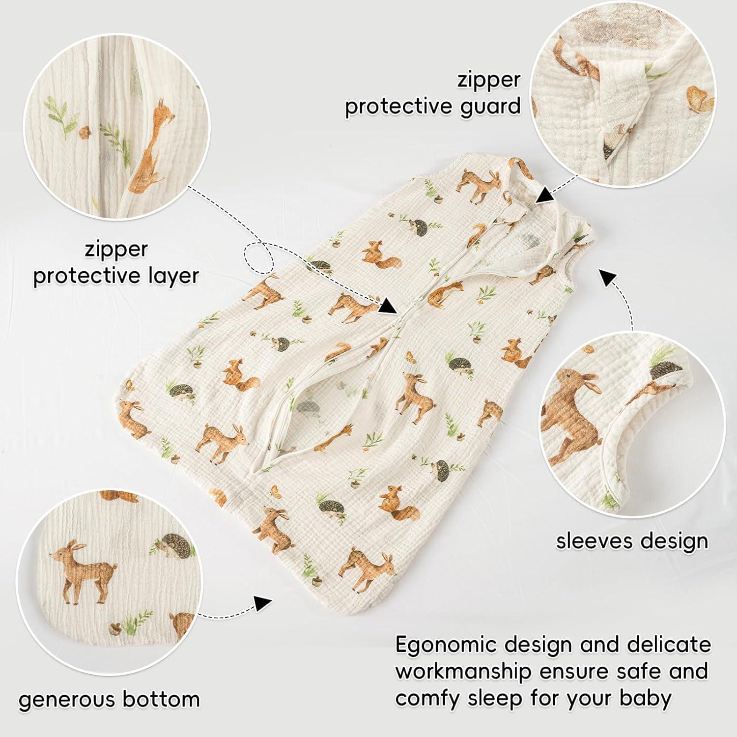 Sacos de Dormir de Algodón Muselina David's Kids 12-18 Meses