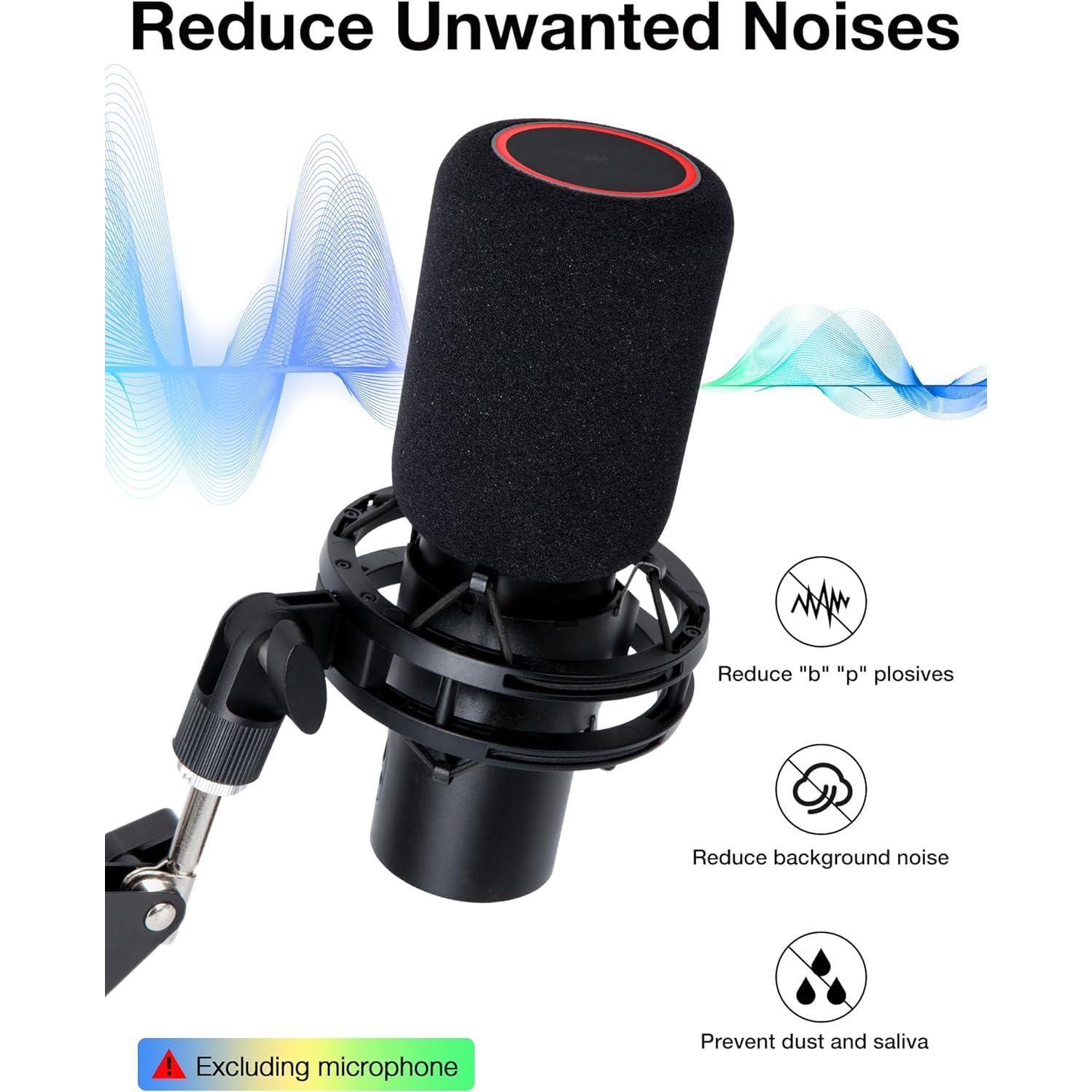 Filtro Pop Mic SUNMON para HyperX QuadCast 2 - Reducción de Ruido