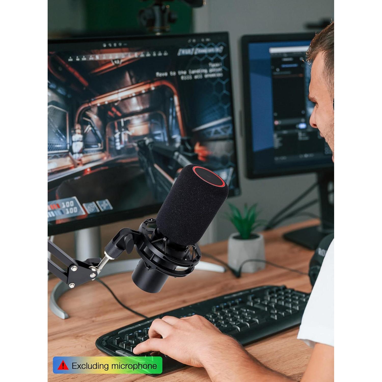 Filtro Pop Mic SUNMON para HyperX QuadCast 2 - Reducción de Ruido
