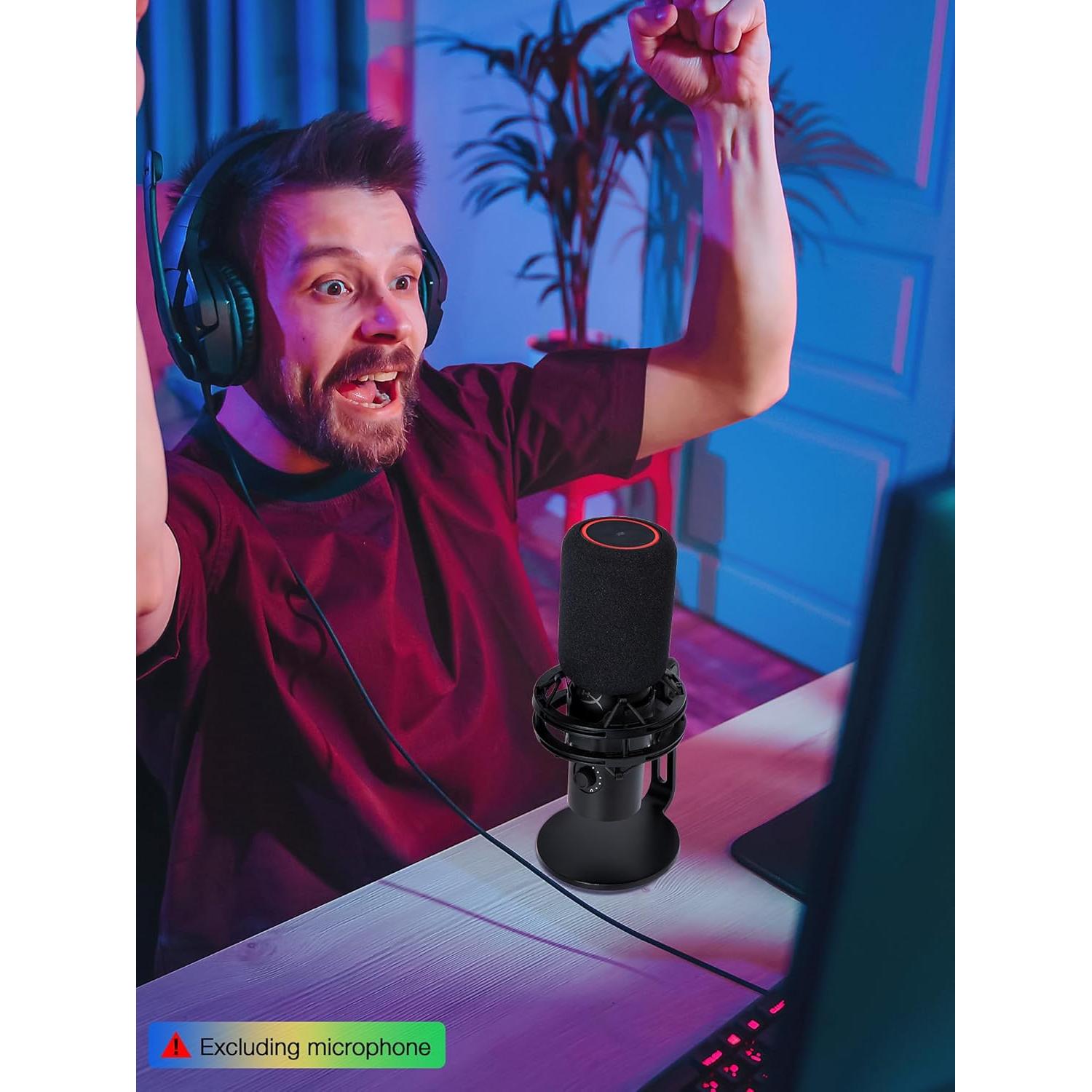 Filtro Pop Mic SUNMON para HyperX QuadCast 2 - Reducción de Ruido