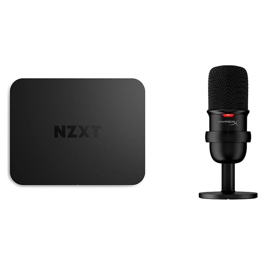 Paquete de captura USB NZXT Signal HD60 Full HD + Micrófono HyperX SoloCast