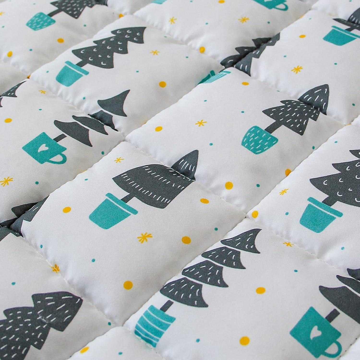 Colchoneta para Siesta Niños Maderas Oscuras 127x53 cm