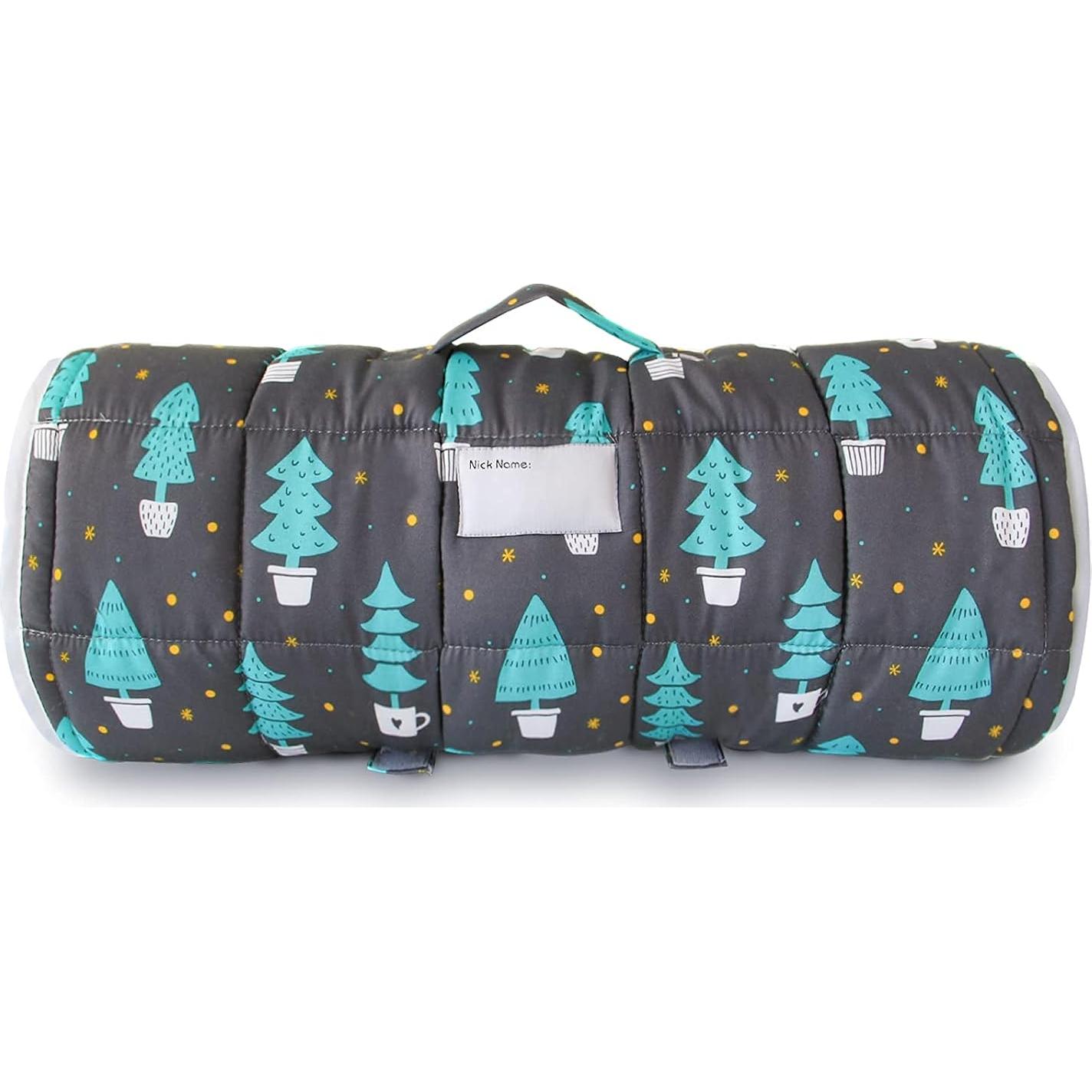 Colchoneta para Siesta Niños Maderas Oscuras 127x53 cm