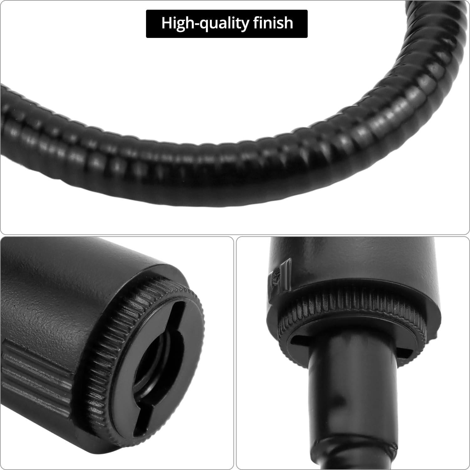 Soporte de Micrófono QWORK Cuello de Cisne 33 cm Ajustable 360°