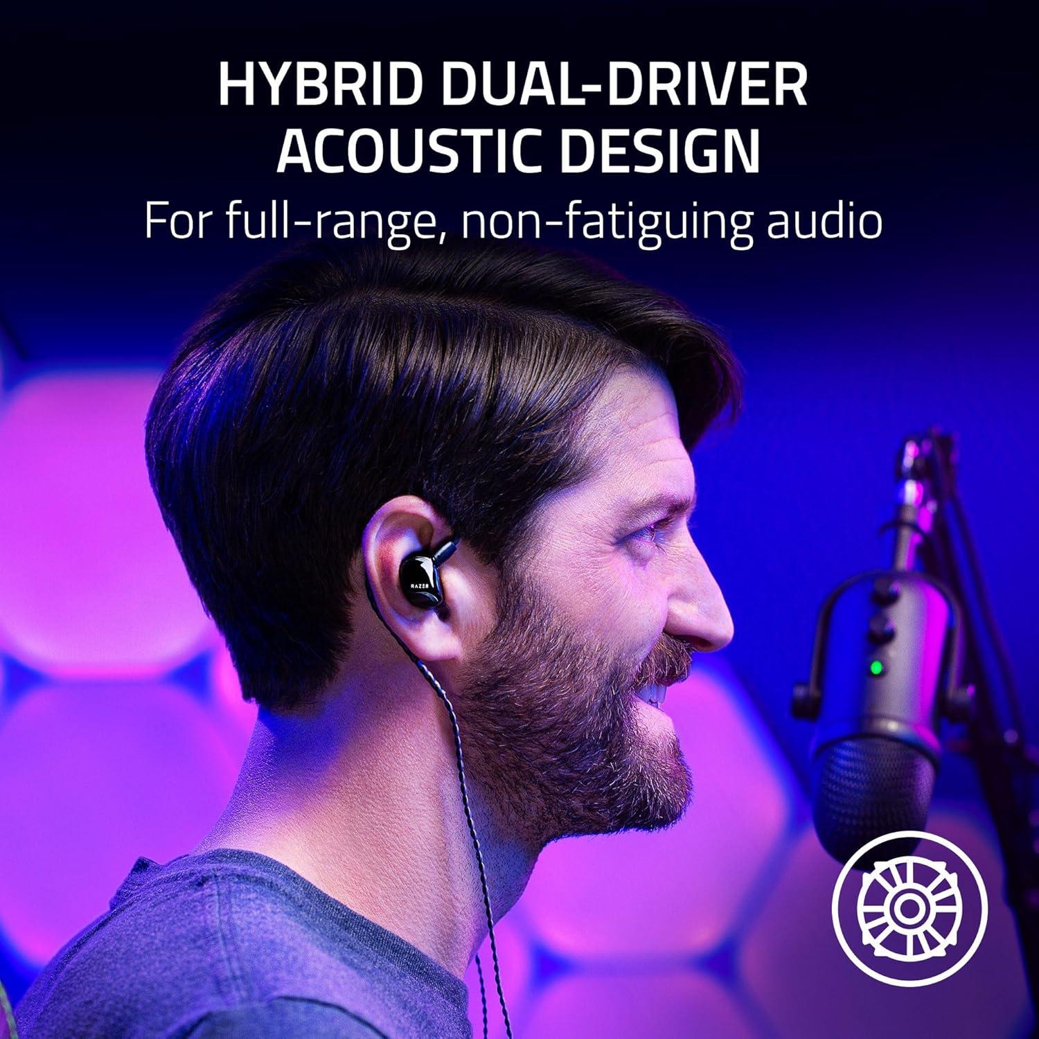 Auriculares In-Ear Razer Moray - Monitoreo y Transmisión - Negro