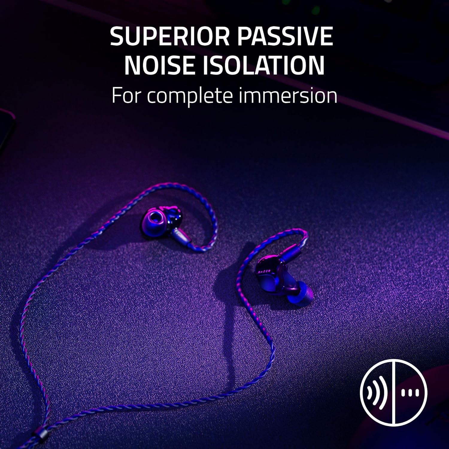 Auriculares In-Ear Razer Moray - Monitoreo y Transmisión - Negro