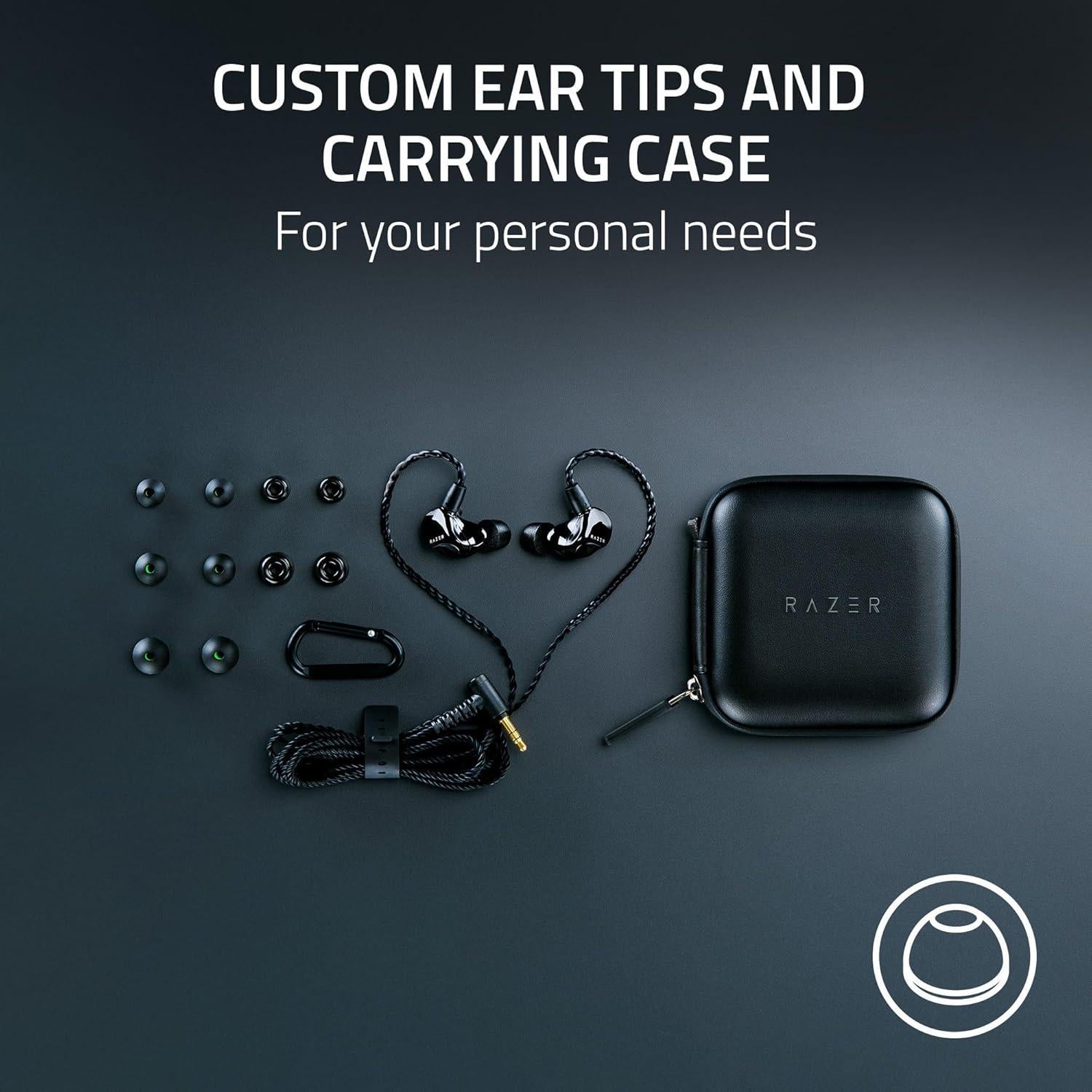 Auriculares In-Ear Razer Moray - Monitoreo y Transmisión - Negro