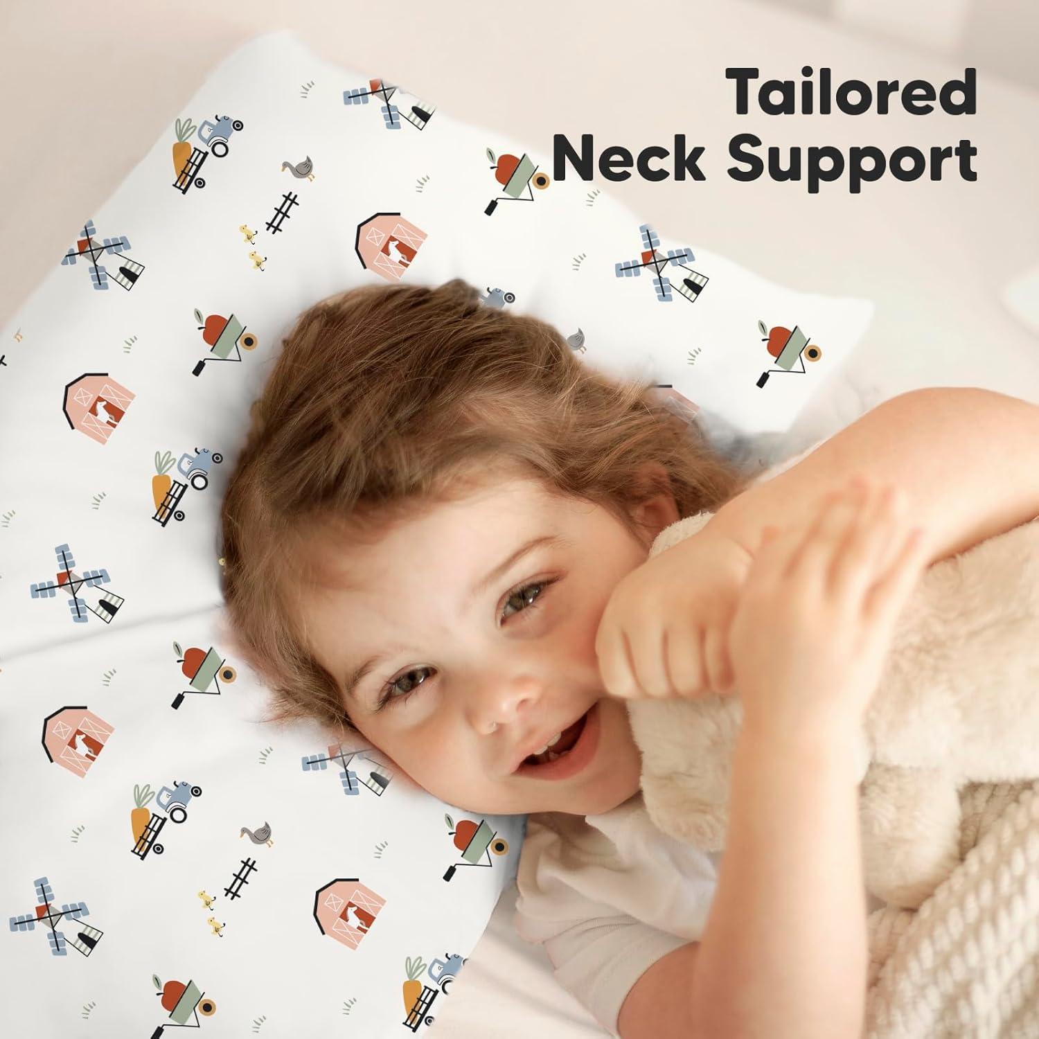 Almohada Jumbo para Niños KeaBabies - Algodón Orgánico 35.5x50.8 cm