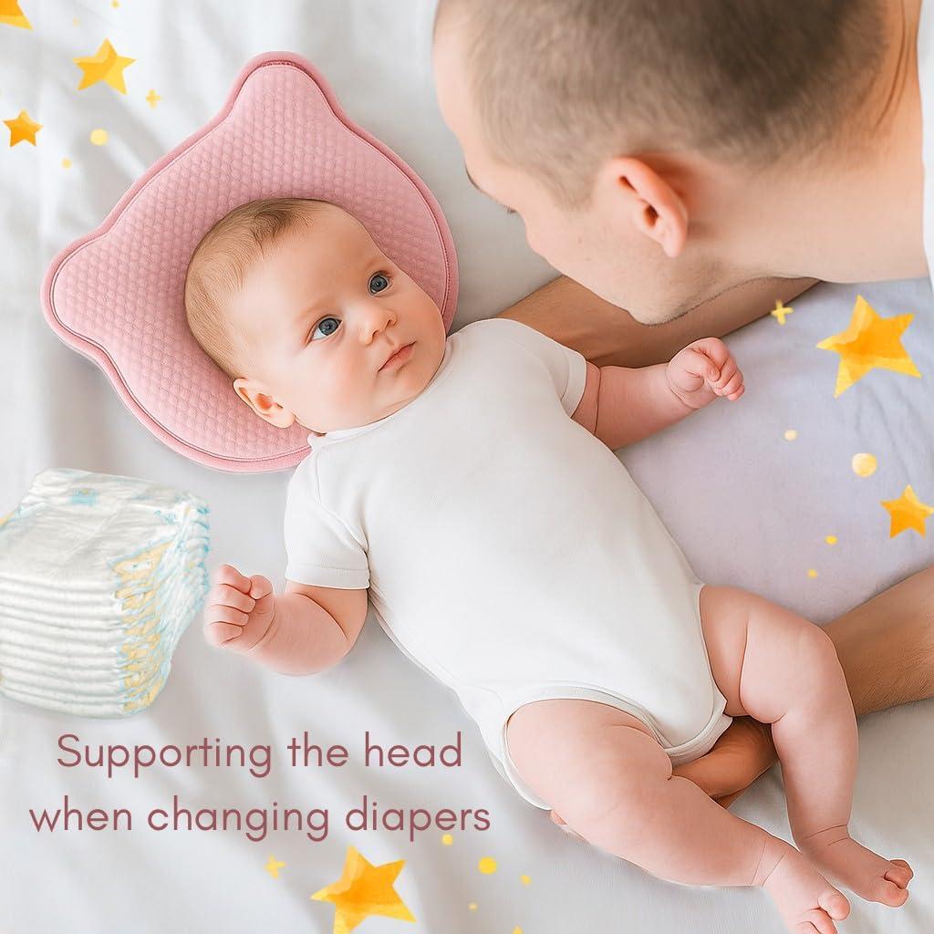 Almohadilla de Soporte para Cambiar Bebés FOX DREAMS Rosa